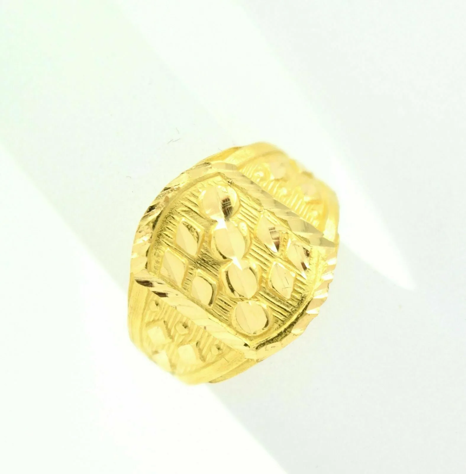 22k 22ct Solid Gold Elegant Baby Kids Ring Resizable NS