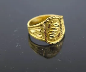 22k Solid Gold Elegant Baby Kids Ring