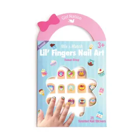 Scented Sweet Shop Nail Stickers Set for Kids