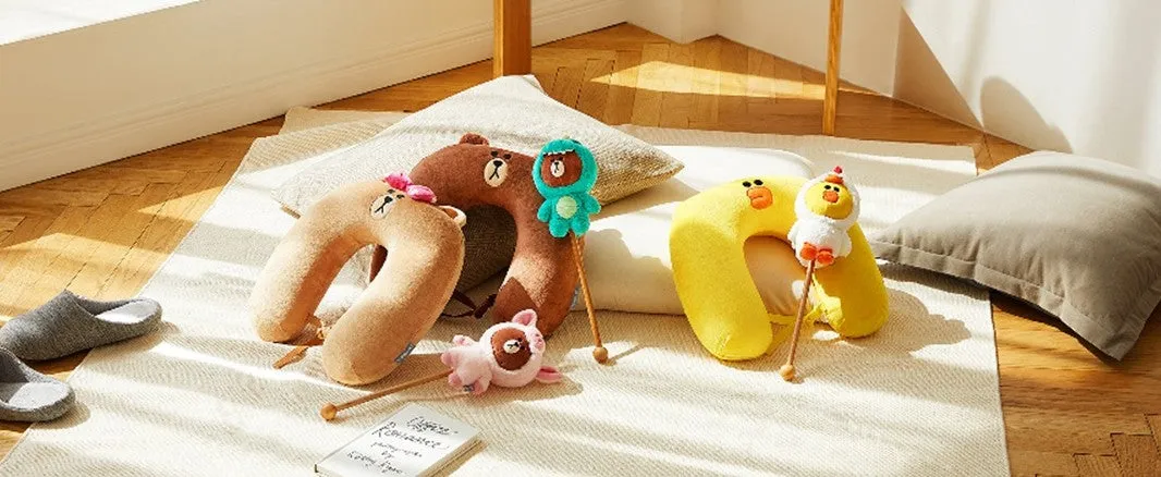 LINE Friends Doll Massager Tools for Kids