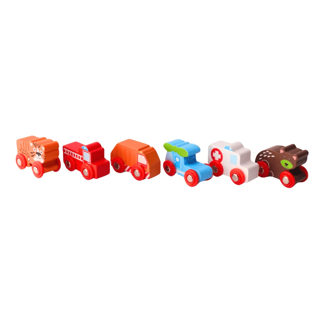 Educational Duplos Animal Model Building Block Sets - Crocodile, Leopard, Shark - Kids Toy Gift