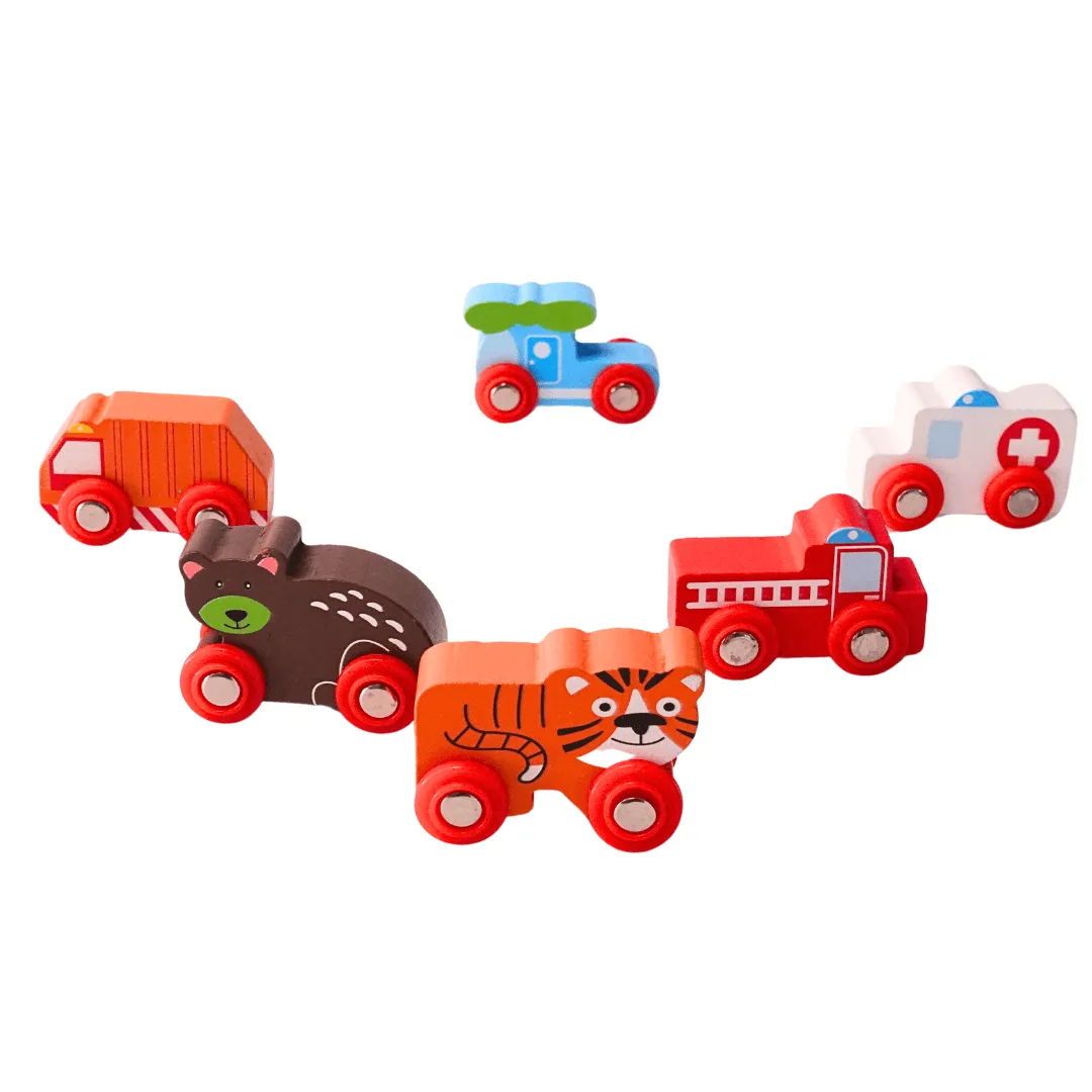 Educational Duplos Animal Model Building Block Sets - Crocodile, Leopard, Shark - Kids Toy Gift