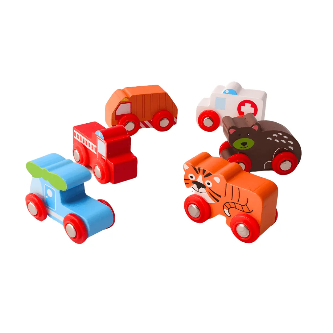 Educational Duplos Animal Model Building Block Sets - Crocodile, Leopard, Shark - Kids Toy Gift