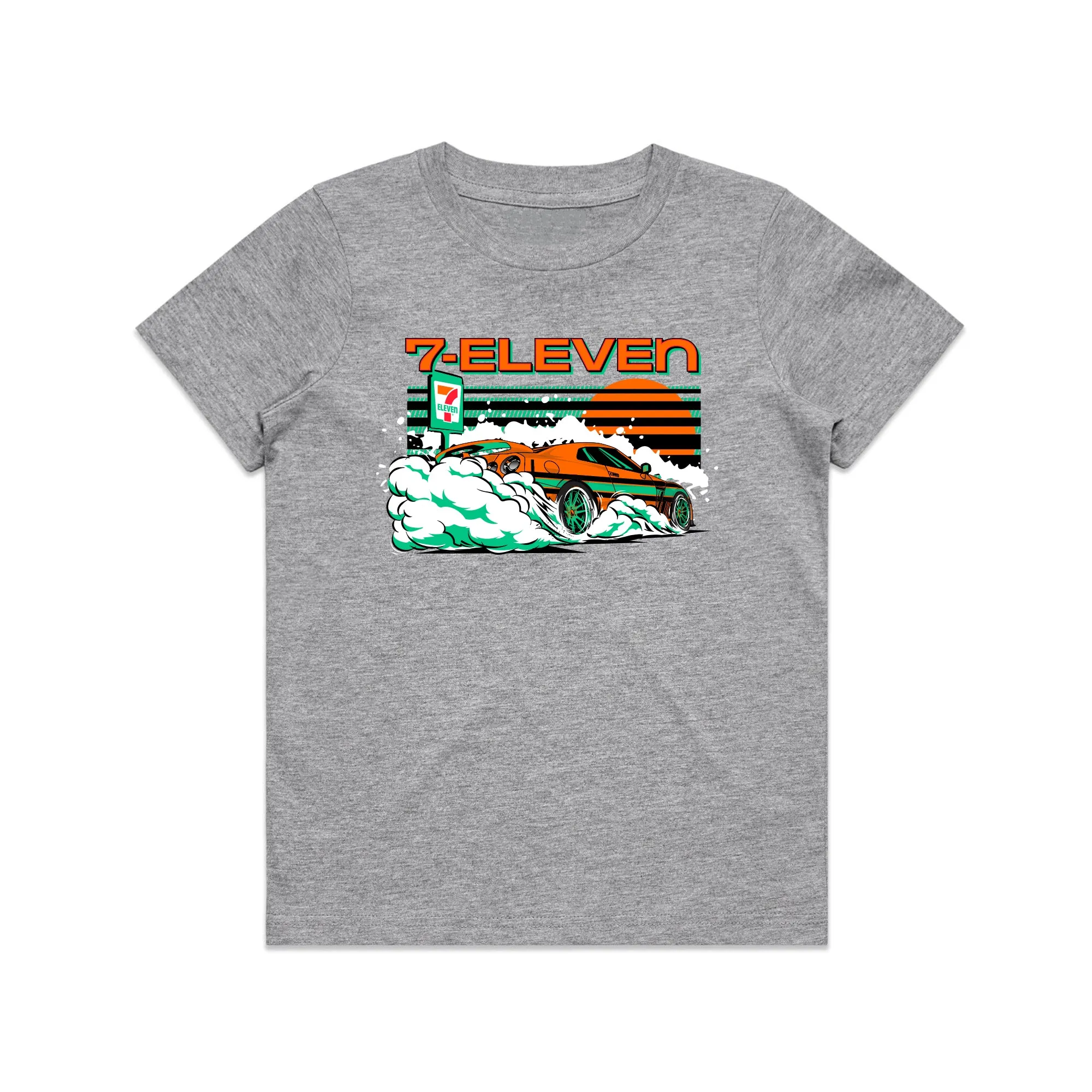 7-Eleven Burnout Kids Tee