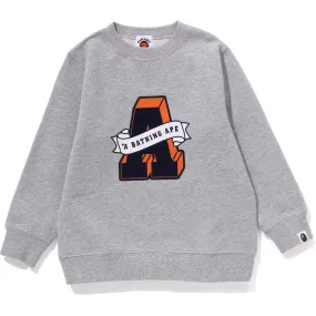 Kids Lettered Crewneck