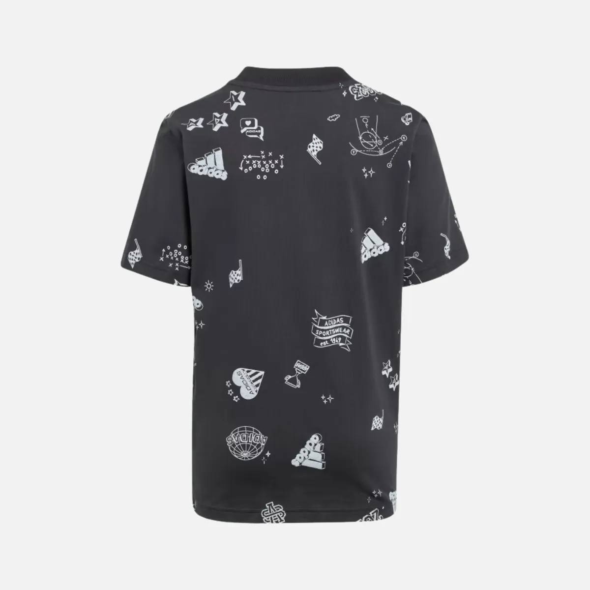 Adidas Kids T-shirt in Black/White