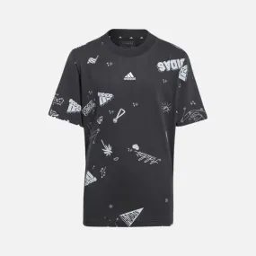 Adidas Kids T-shirt in Black/White