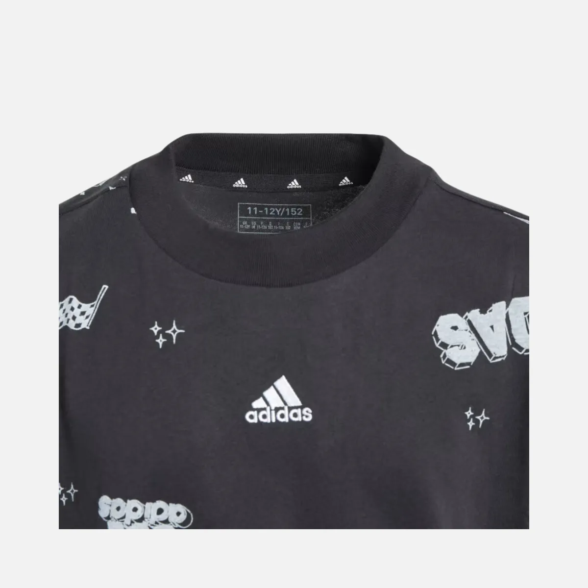 Adidas Kids T-shirt in Black/White