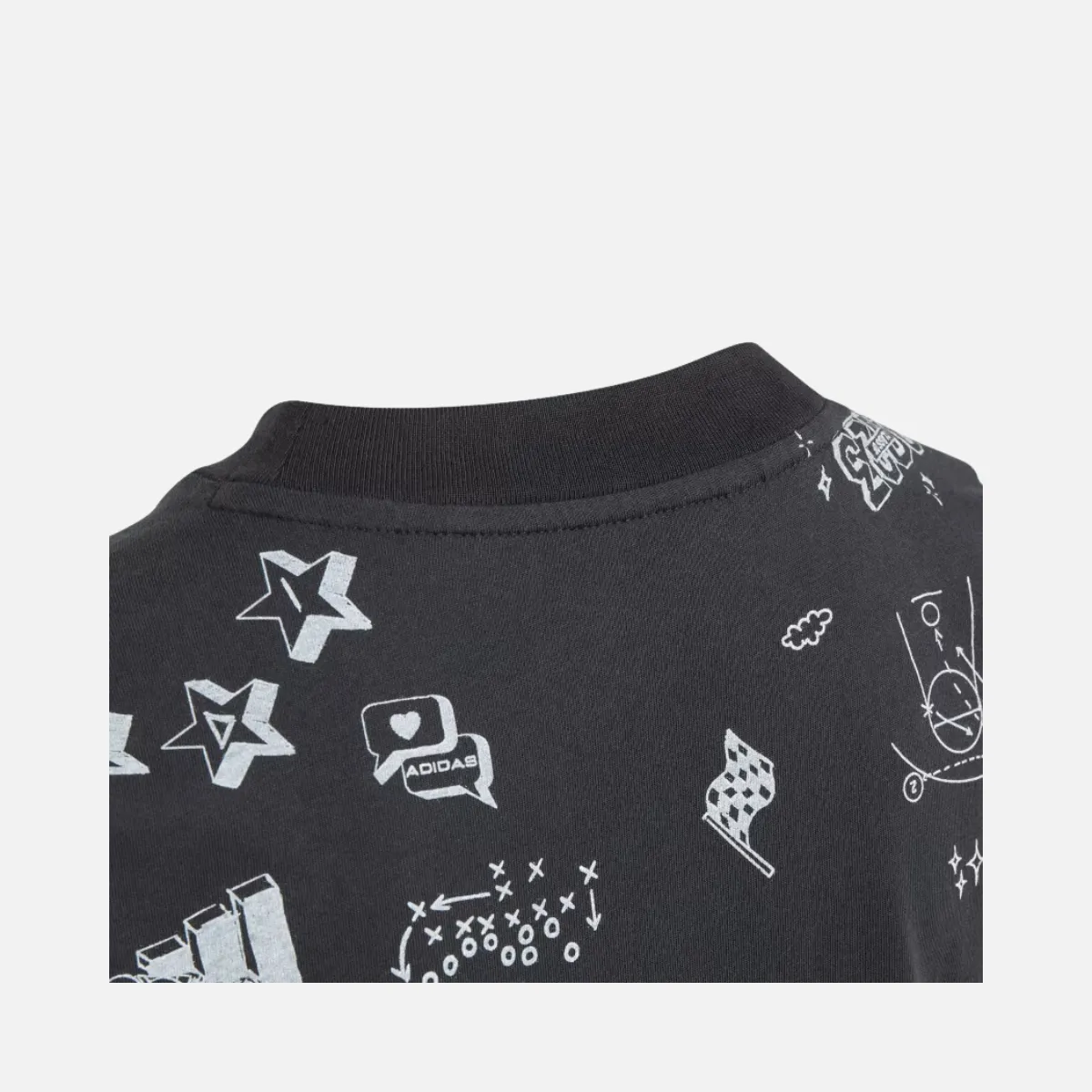 Adidas Kids T-shirt in Black/White