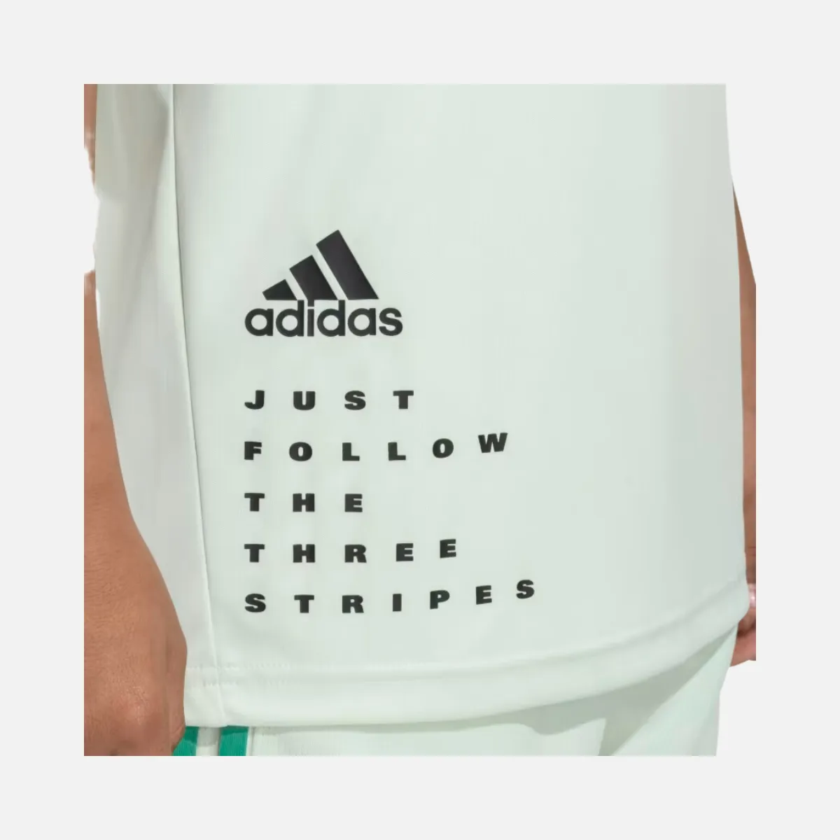 Adidas B Adi 3s Graphic Kids Tee (Ages 7-16) - Linen Green