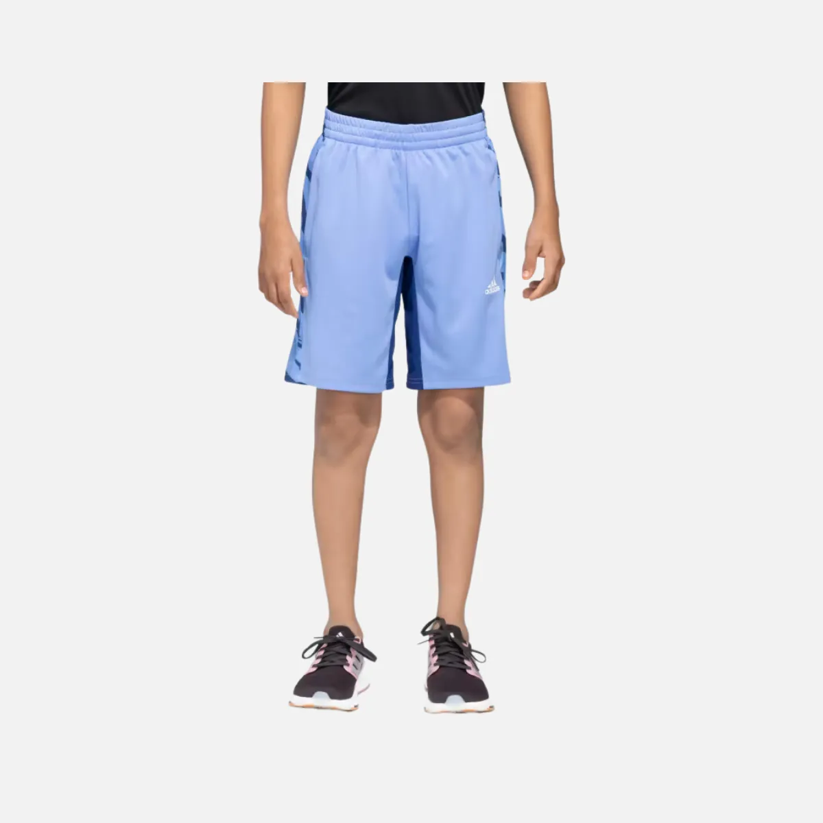 Adidas Kids Boy Camo Graphic CB Shorts in Blue Fusion (8-16 Year)