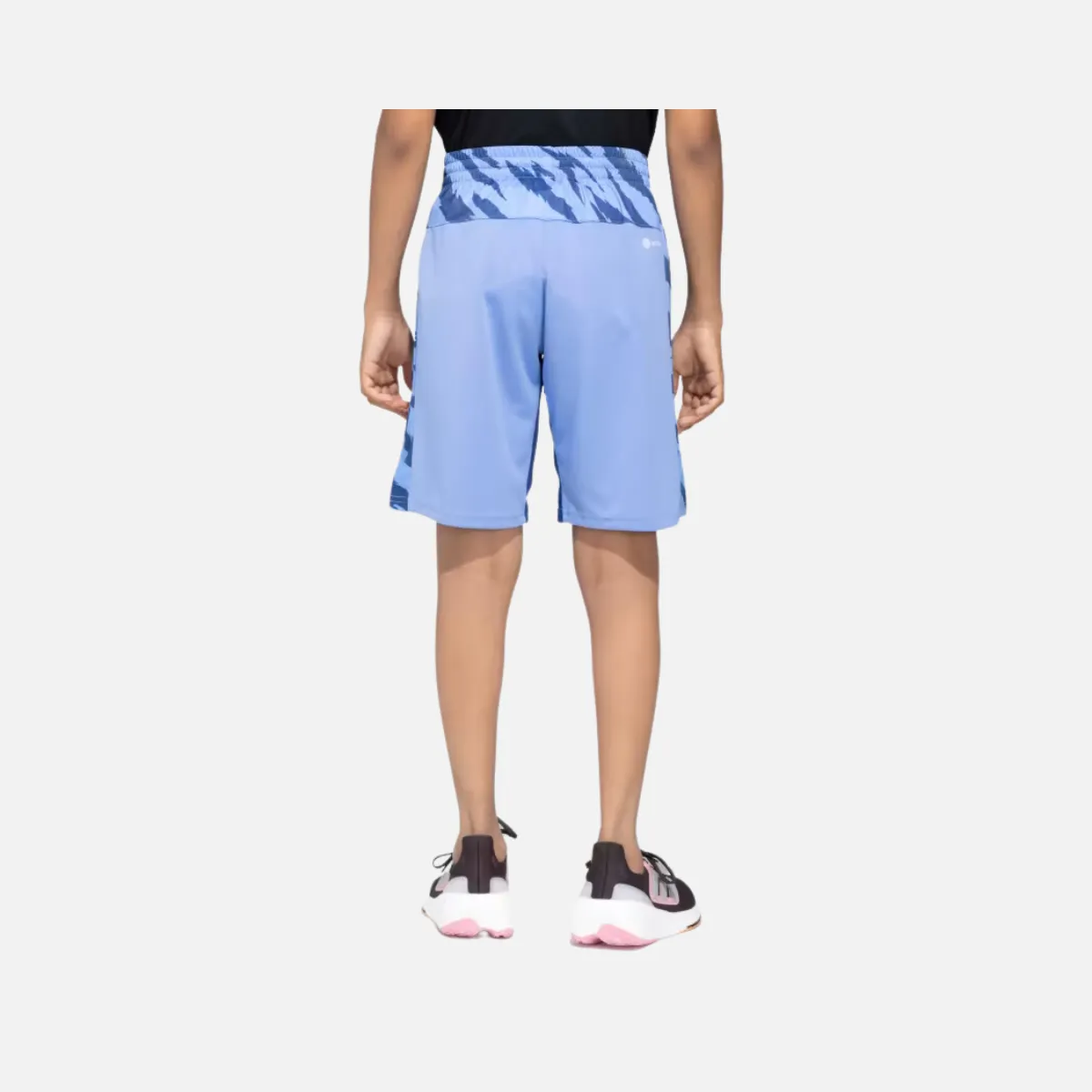 Adidas Kids Boy Camo Graphic CB Shorts in Blue Fusion (8-16 Year)