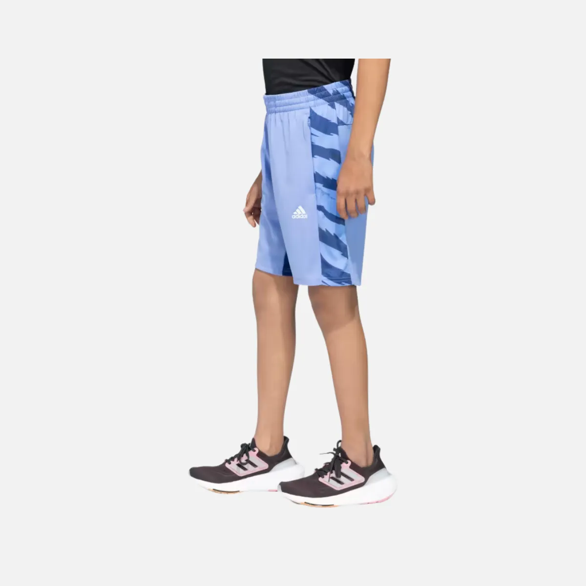 Adidas Kids Boy Camo Graphic CB Shorts in Blue Fusion (8-16 Year)