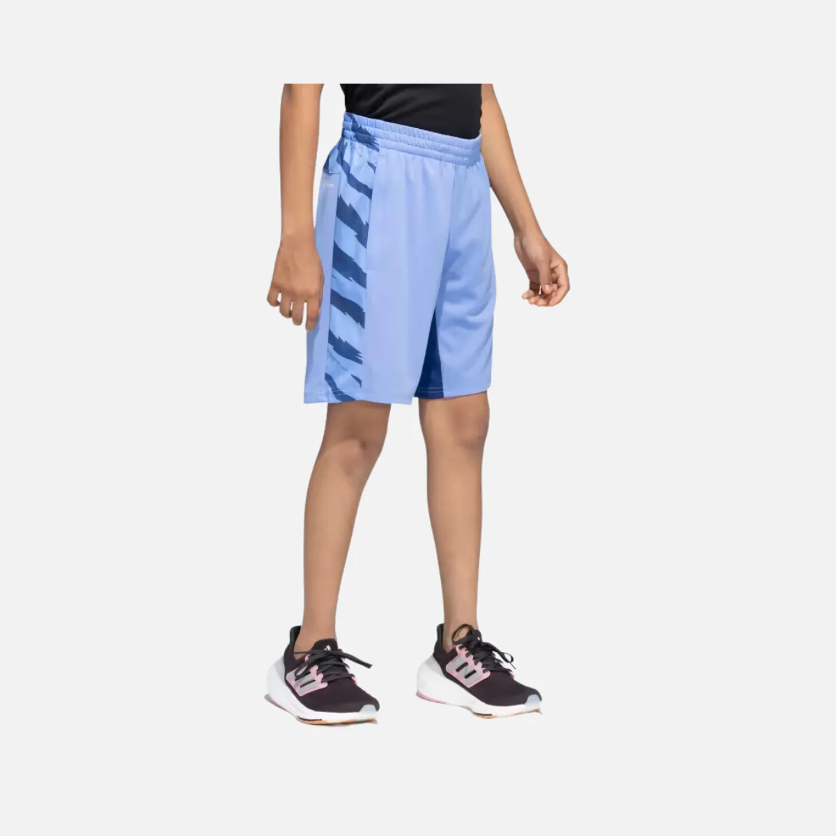 Adidas Kids Boy Camo Graphic CB Shorts in Blue Fusion (8-16 Year)