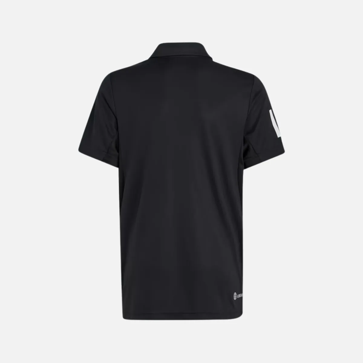 Adidas Boys Black Polo T-shirt