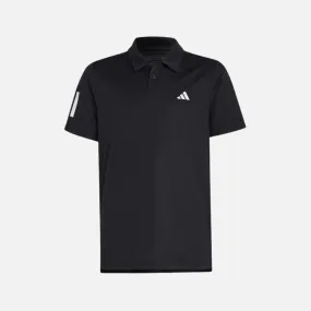 Adidas Boys Black Polo T-shirt