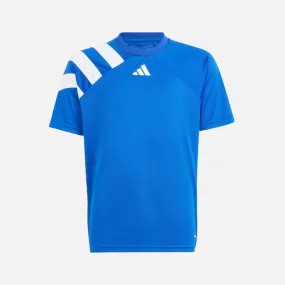 Adidas Fortore 23 Kids Unisex Football Jersey (Ages 5-16) - Royal Blue/White