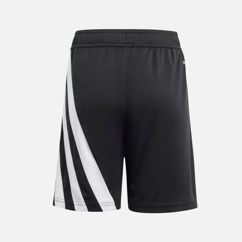 Kids Unisex Football Shorts (5-16 years) - Black/White by Adidas