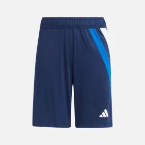 Adidas Fortore 23 Kids Football Shorts in Navy Blue, Team Red/White/Royal Blue (5-16 Years)