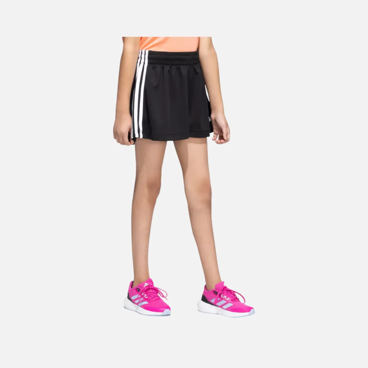 Adidas G Adi 3 Stripes Shorts for Kids (5-14 Years) - Black