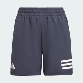 Adidas Club Tennis Shorts with 3 Stripes in Legend Ink and White