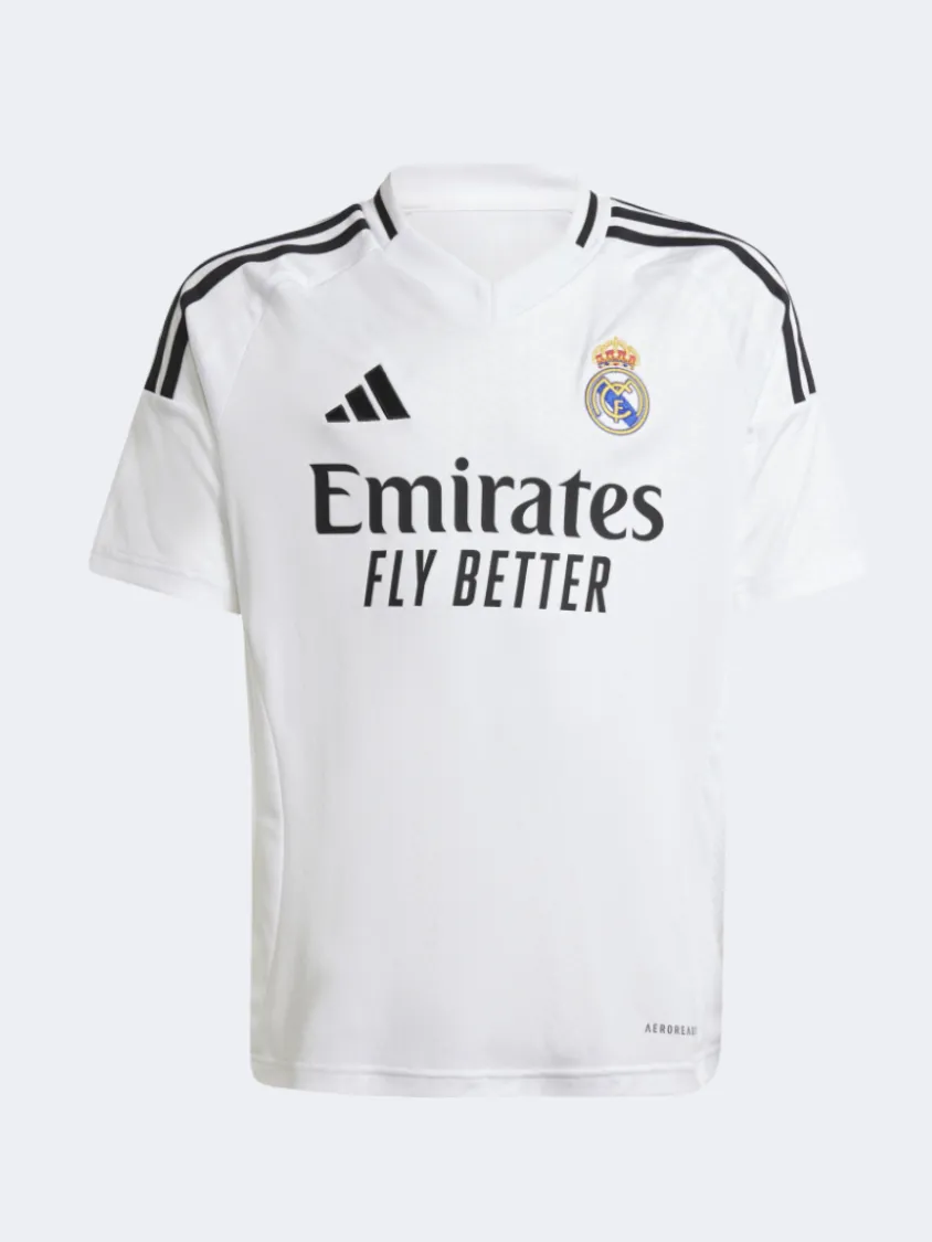 Adidas Real Madrid Home Kids-Unisex Football Set White/Black