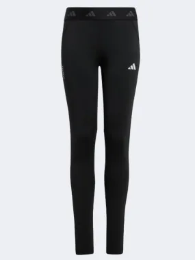 Adidas Techfit Kids-Girls Sportswear Tight Black/Carbbon/White