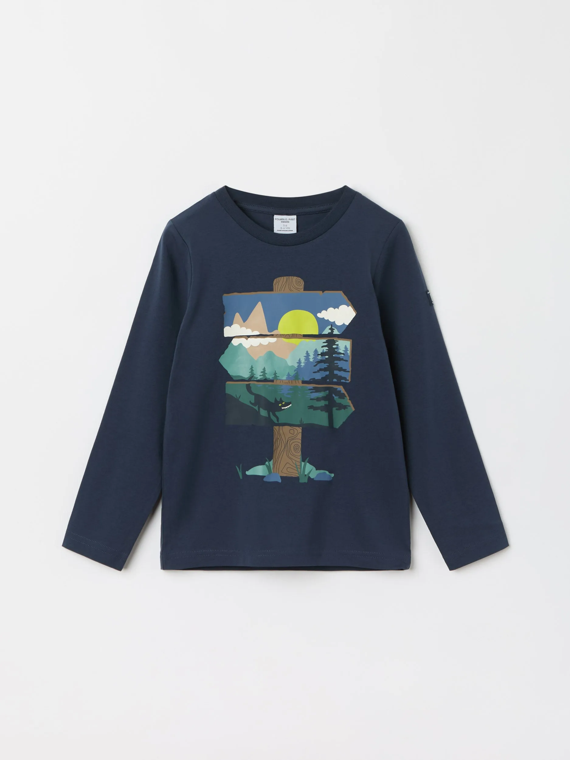 Adventure Print Kids Top