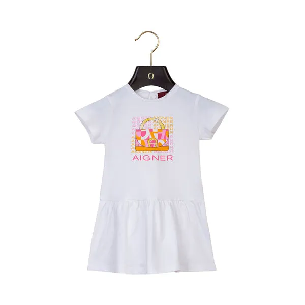 Aigner Kids Girl's White Dress