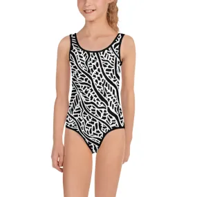 All-Over Print Kids Swimsuit Barton Springs Noon Reflections