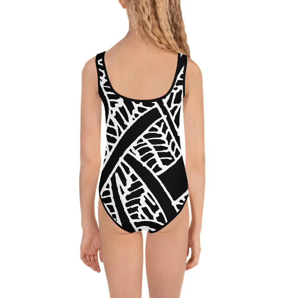 All-Over Print Kids Swimsuit Energy of Springwater