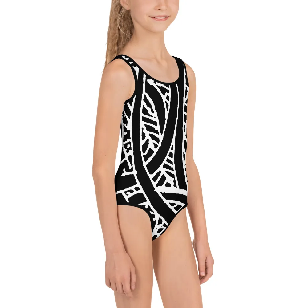 All-Over Print Kids Swimsuit Energy of Springwater