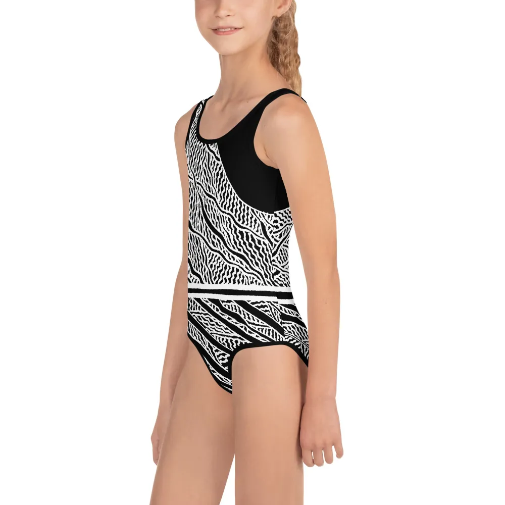 All-Over Print Kids Swimsuit Greenbelt Eddy