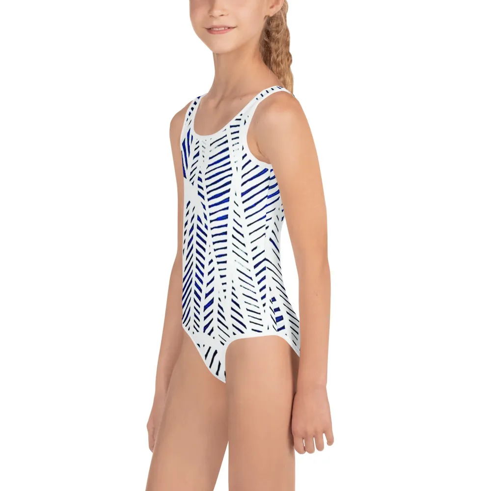 All-Over Print Kids Swimsuit Lunar Eclipse