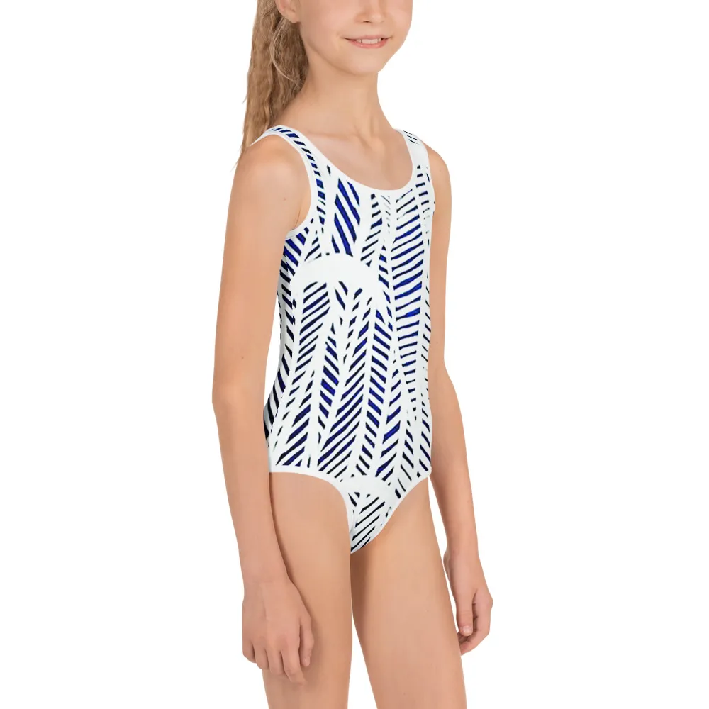 All-Over Print Kids Swimsuit Lunar Eclipse