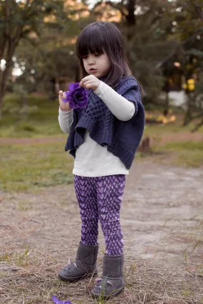 Amethyst Dragon Scale Kids' Leggings