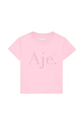 Amia Kids Embroidered Logo Tee