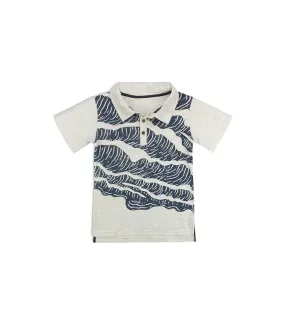 Appaman Children's Fairbanks Polo in Surf for Toddlers, Little Kids, and Big Kids