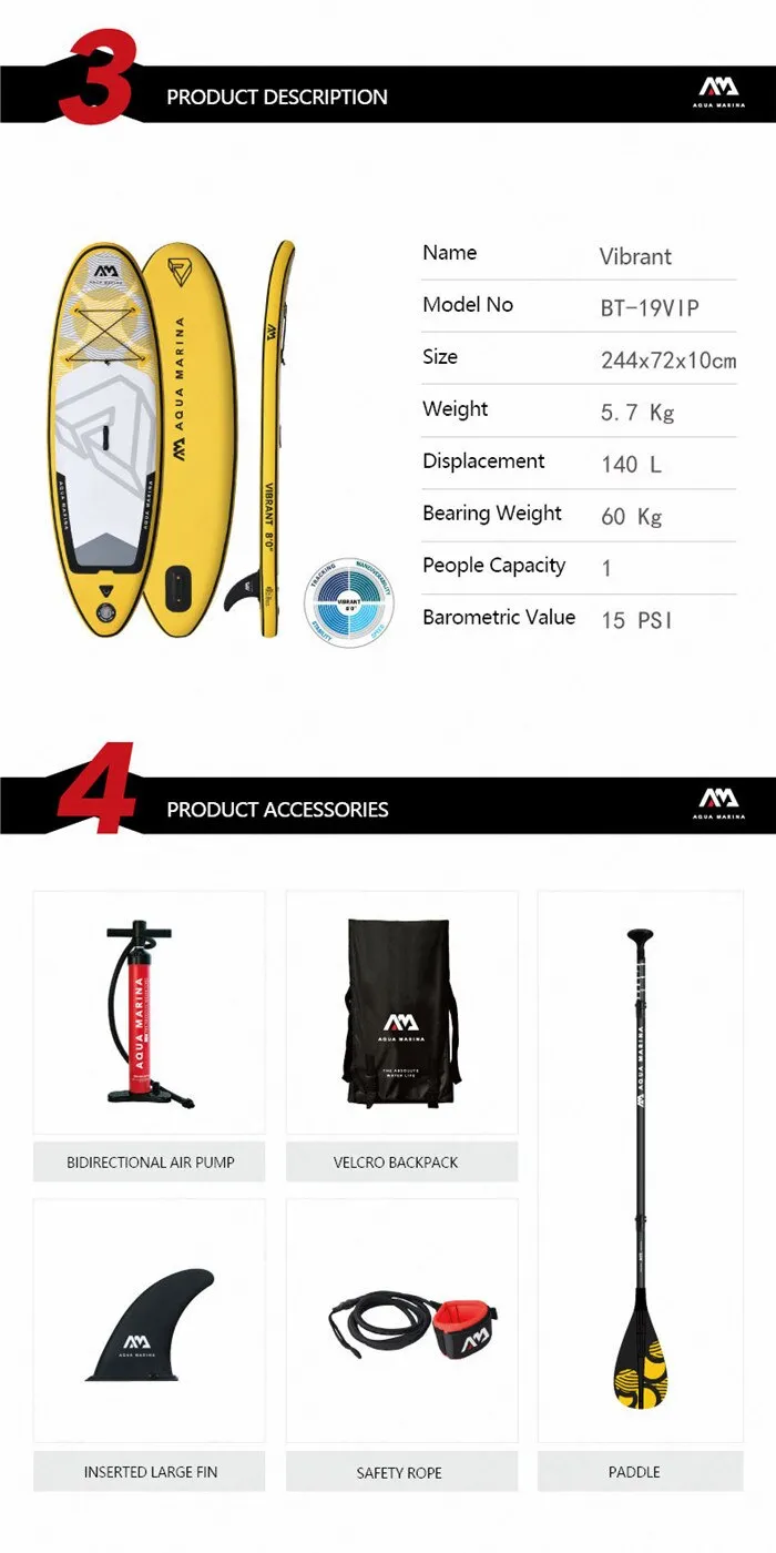 AQUA MARINA Kids Stand Up Paddle Board