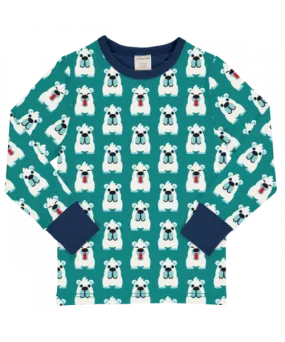 Maxomorra Kids Arctic Bear Top