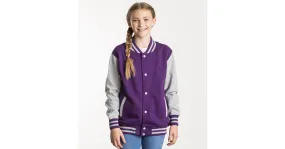 AWDis Kids Varsity Jacket JH043B