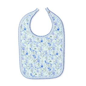 Baby Bib with Birth Flowers