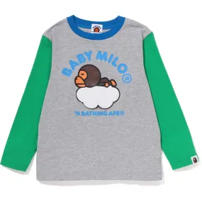 KIDS SLEEP ON CLOUD L/S TEE featuring BABY MILO