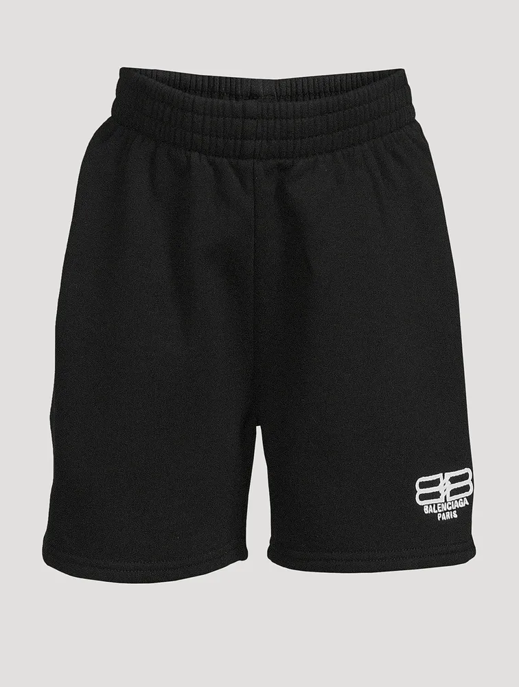 BALENCIAGA Kids Cotton Jogger Shorts