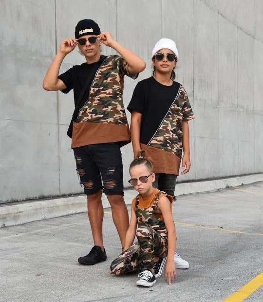 Ballerinas and Boys - Kids Camo Tee