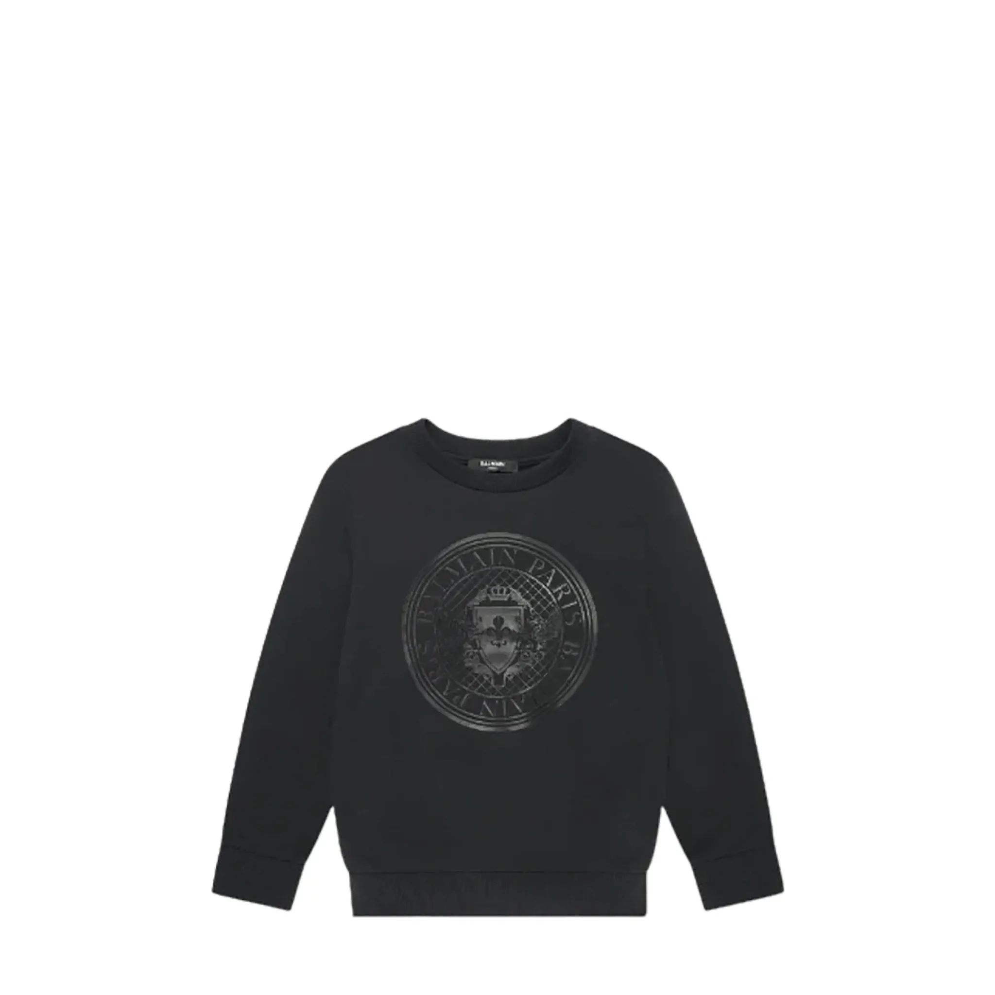 Balmain Kids Circle Crest Logo Sweatshirt