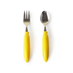 Banana Spoon & Fork Set for Kids - Set of 2