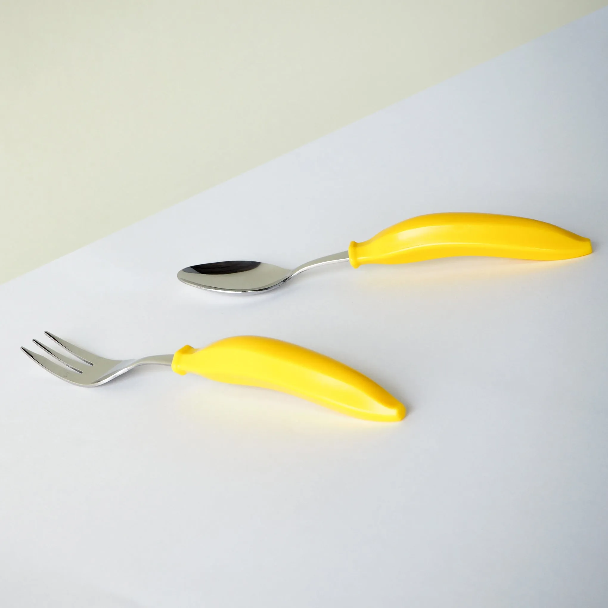 Banana Spoon & Fork Set for Kids - Set of 2