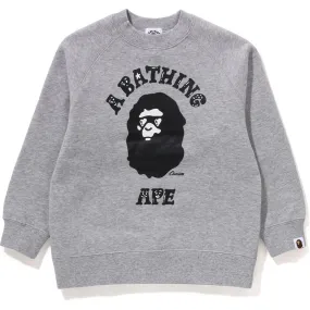 BAPE x Chocomoo College Crewneck for Kids