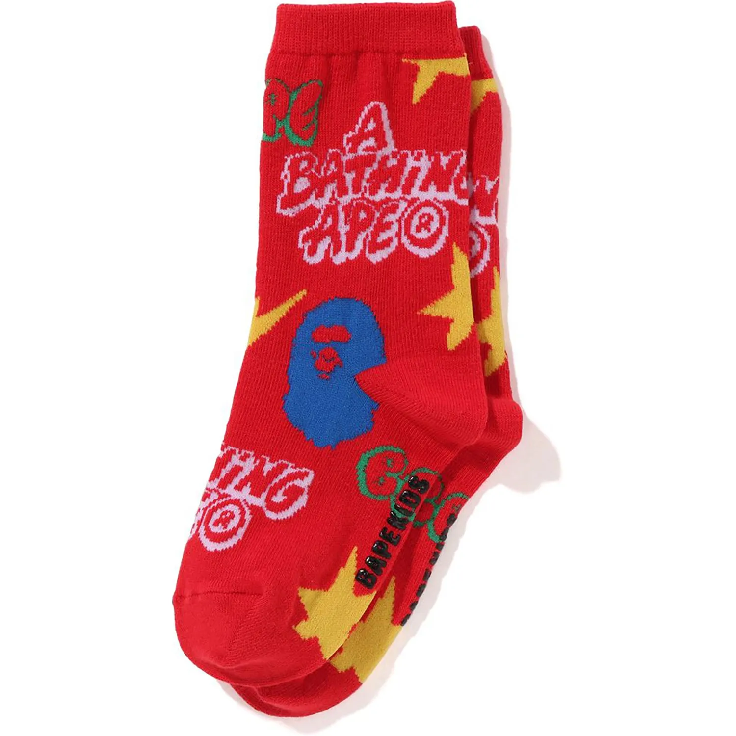 BAPE GRAFFITI PATTERN SOCKS KIDS